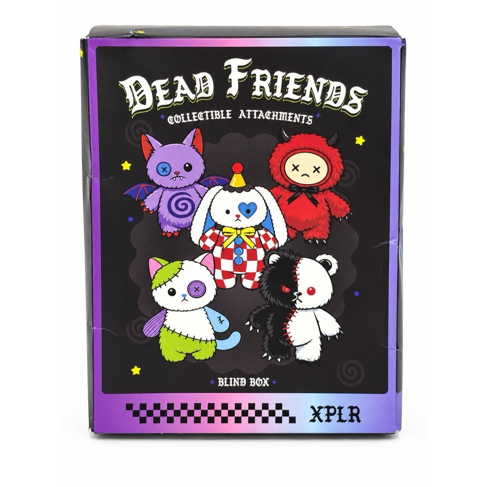 XPLR Dead Friends Collectible Attachments Blind Box Mystery Plush 1-Pack